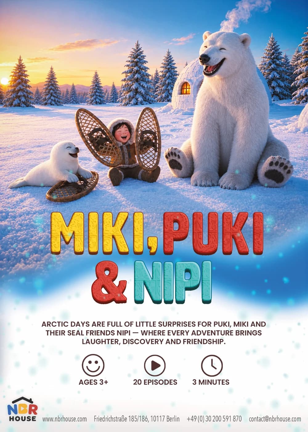 Miki, Puki & Nipi complete animated series poster